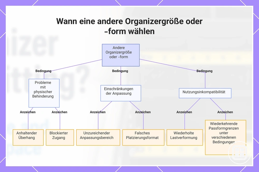 Wann eine andere Organizergröße oder ein anderes Format sinnvoll ist