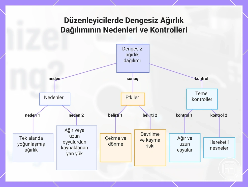 Organizerlerde Dengesiz Ağırlık Dağılımının Nedenleri ve Kontrolleri